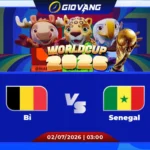 Soi kèo Bỉ vs Senegal 03h00 ngày 02/7/2026 – World Cup 2026